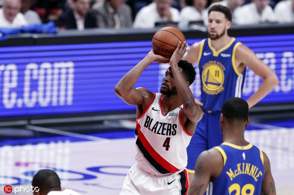 勇士胜开拓者，晋级西部决赛